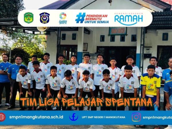 Kepala UPT SMPN 1 Mangkutana Lepas Tim Sepakbola Spentana Menuju Liga Pelajar U-15