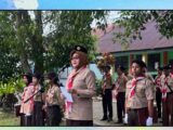Peringatan Hari Pramuka ke-65: Kwarran Mangkutana Gelar Apel Besar di UPT SMPN 1 Mangkutana